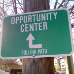 Opportunity Center Sign