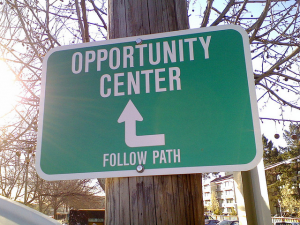 Opportunity Center Sign