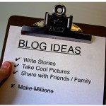 blog tips, blog ideas clipboard