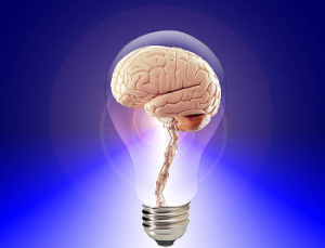 blog post ideas, brain in lightbulb