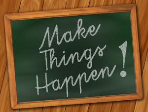 blog, make things happen blackboard